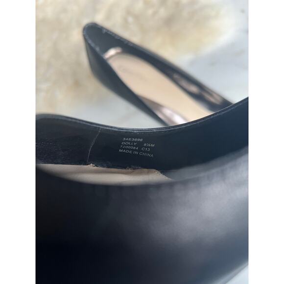 Calvin Klein Black Dolly Mid-Height Classic Point Toe Heels - Picture 4 of 15